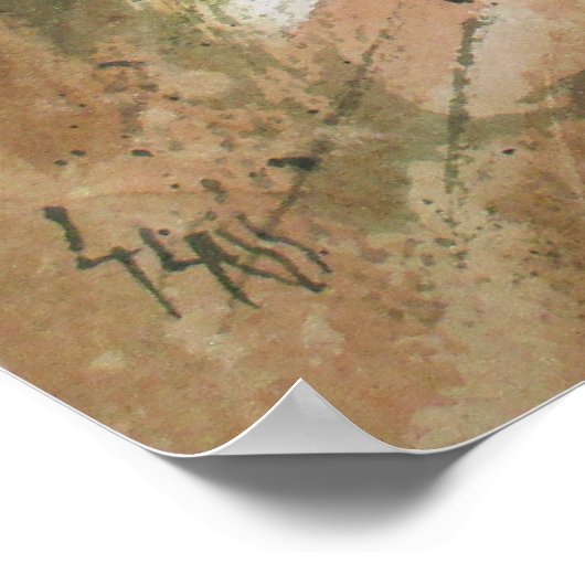 Sägezahnzahn Poster (Ecke)