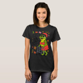 Sagging But Still Gagging Funny Christmas Frog Hol T-Shirt (Vorne ganz)