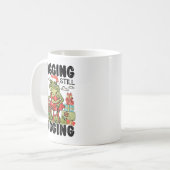 Sagging But Still Gagging, Funny Christmas Meme Kaffeetasse (Vorderseite Links)