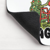 Sagging But Still Gagging, Funny Christmas Meme  Mousepad (Ecke)