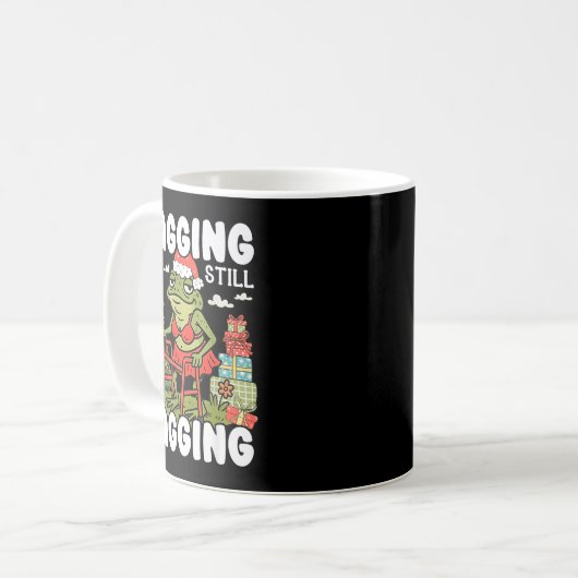 Sagging But Still Gagging Funny Meme Sarcastic Chr Kaffeetasse (Vorderseite Links)