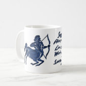 Saggitarius Mann Kaffeetasse (Vorderseite Links)
