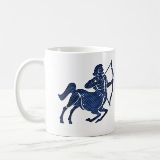 Saggitarius Mann Kaffeetasse (Links)