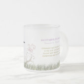 Saggitarius mattierte GlasTasse Mattglastasse (VorderseiteRechts)
