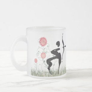 Saggitarius mattierte GlasTasse Mattglastasse