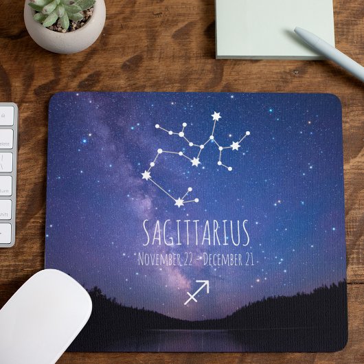 Saggitarius | Personalisierte Sternbilder Mousepad