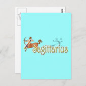 Saggitarius Postkarte (Vorne/Hinten)
