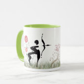 Saggitarius Wecker-Tasse Tasse (Vorderseite Links)