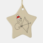 Saggitarius Zodiac Sign Astrologie Niedlich Zeichn Keramik Ornament (Rechts)