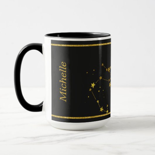Saggitarius Zodiac Star Sign Tasse (Links)