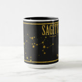 Saggitarius Zodiac Star Sign Tasse (Zentrum)