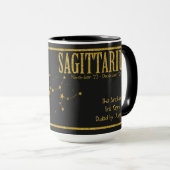 Saggitarius Zodiac Star Sign Tasse (VorderseiteRechts)