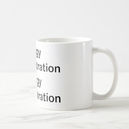 saggy Demonstration Kaffeetasse (Rechts)