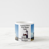 Saginaw River Rear Range Light Espresso Tasse (Vorderseite)