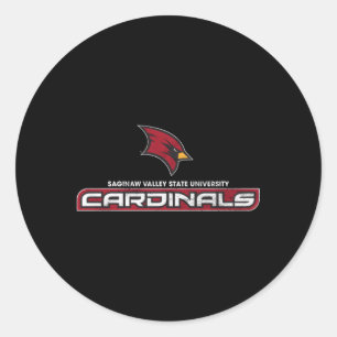 Saginaw Valley Staat Svsu Kardinäle Grosse Runder Aufkleber