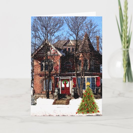 Saginaw Weihnachtskarte Feiertagskarte (Vorderseite)