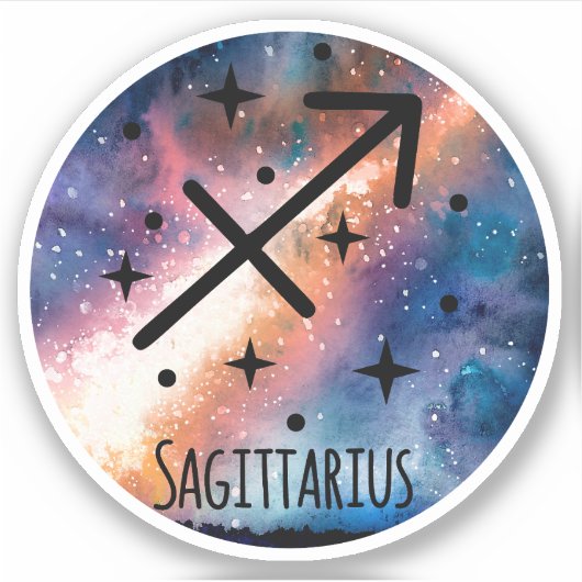 Sagitarius Sticker (Vorderseite)