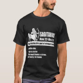 Sagitarius zodiac Astrologie Zeichen Daten ,sagita T-Shirt (Vorderseite)