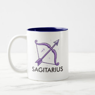 Sagitarius Zodiac Sign Astrology Birthday Mug Zweifarbige Tasse