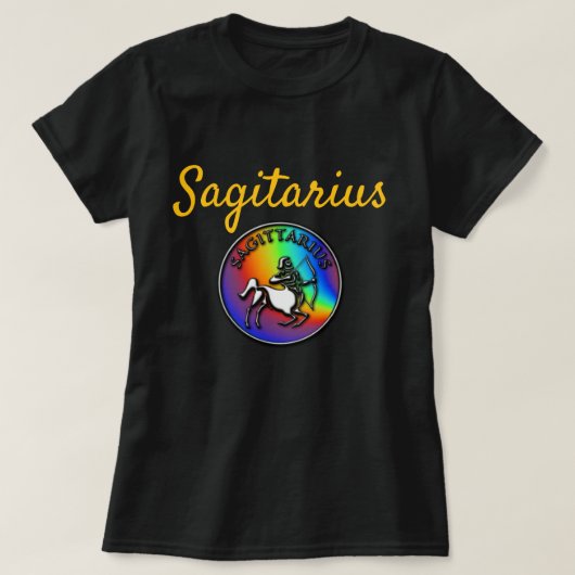 Sagitarius Zodiac T-Shirt (Design vorne)