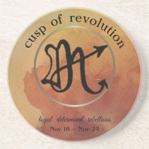 Sagitarrius - Skorpions-Spitze Getränkeuntersetzer