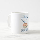 Sagittaire signiert astrologisch kaffeetasse (Vorderseite Links)