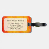 Sagittarier Das Archer-Horoskop-ID-Gepäckanhänger Gepäckanhänger (Rückseite horizontal)