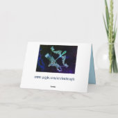 Sagittarier, die Grußkarte des Bogenschützen Karte (Rückseite)