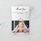 Sagittarier Impressionist Painting Style & Gold Dankeskarte (Innenseite)