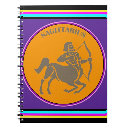 Sagittarier-Notebook Notizblock (Vorderseite)