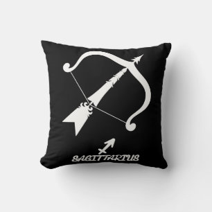 Sagittarier Silhouette Reversible Throw Kissen