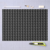 Sagittarier Silhouette Wrapping Paper Seidenpapier (Handwerk)