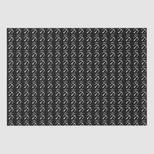 Sagittarier Silhouette Wrapping Paper Seidenpapier (Vorderseite)