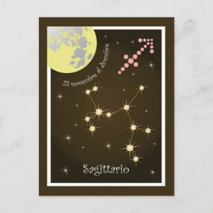 Sagittario 23 novembre al 21 dicembre Postkarte
