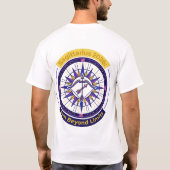 Sagittarius 2026 Zodiac Mandala | Archer Fire Sign T-Shirt (Rückseite)