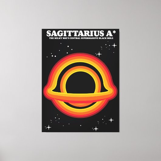 Sagittarius A* Leinwanddruck (Vorderseite)