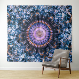 Sagittarius A Leuchtendes abstraktes Weltraum-Kuns Wandteppich