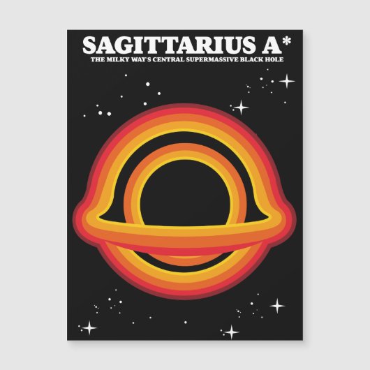Sagittarius A* Magnet (Vorderseite)