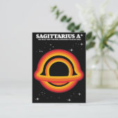 Sagittarius A* Postkarte (Stehend Vorderseite)