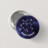 Sagittarius-Abzeichen, Zodiac-Horoskop-Abzeichen Button (Vorne & Hinten)