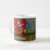 Sagittarius Ancient Zodiac Sign Astrologie Cup/ Ta Kaffeetasse (Vorderseite Links)