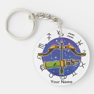 Sagittarius & Aries Akryllischer Schlüsselanhänger