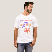 Sagittarius Aries Couple Zodiac T - Shirt (Vorne ganz)
