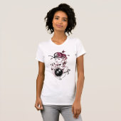 Sagittarius Art Deco Lady T-Shirt (Vorne ganz)