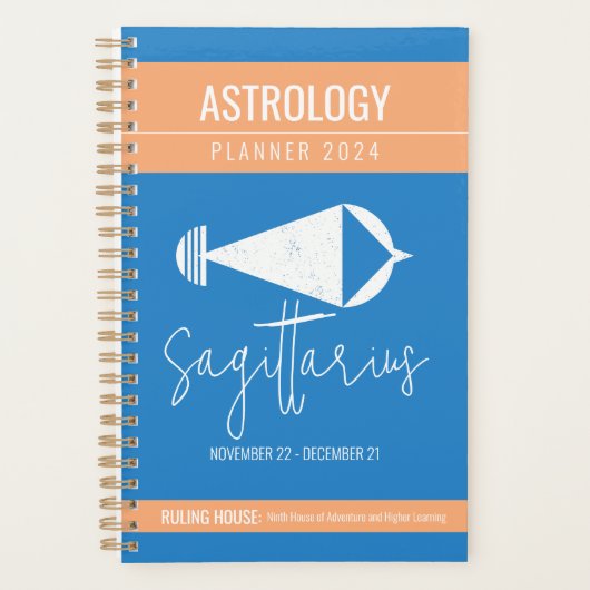 Sagittarius Astrologie Planer (Vorderseite)