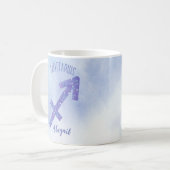 Sagittarius Astrologie Signieren Niedlich Personal Kaffeetasse (Vorderseite Links)