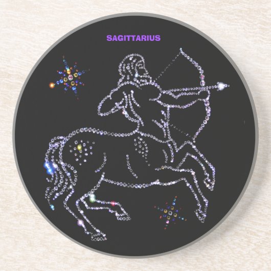 Sagittarius Astrologie Untersetzer (Vorne)