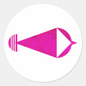 Sagittarius Astrologie-Zeichen Runder Aufkleber (Vorderseite)