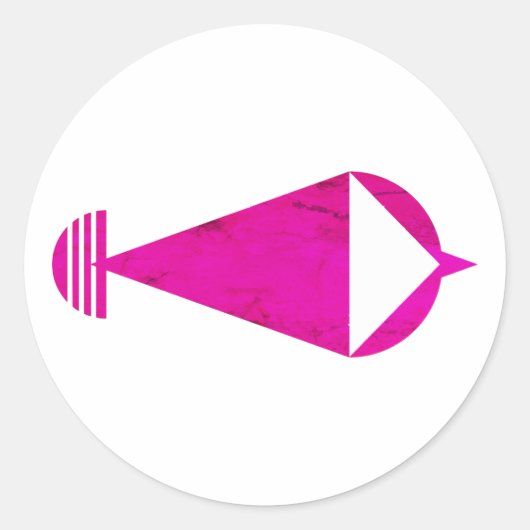 Sagittarius Astrologie-Zeichen Runder Aufkleber (Vorderseite)