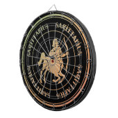 Sagittarius Astrologie Zodiac d1 Dartboard Dartscheibe (Vorderseite rechts)